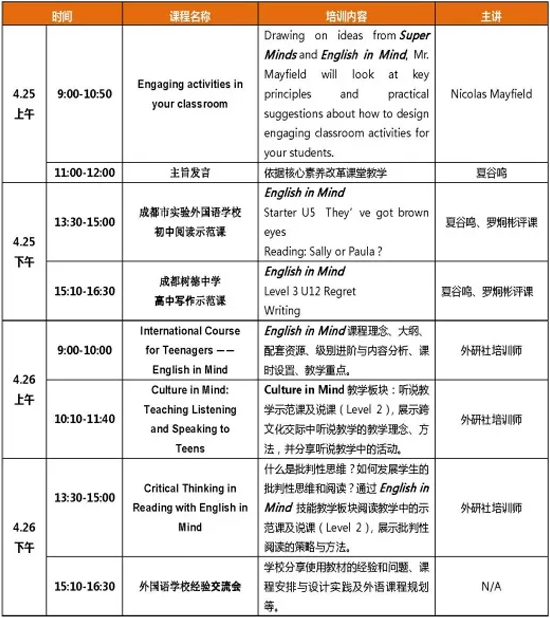 2018外研社剑桥原版教材师训